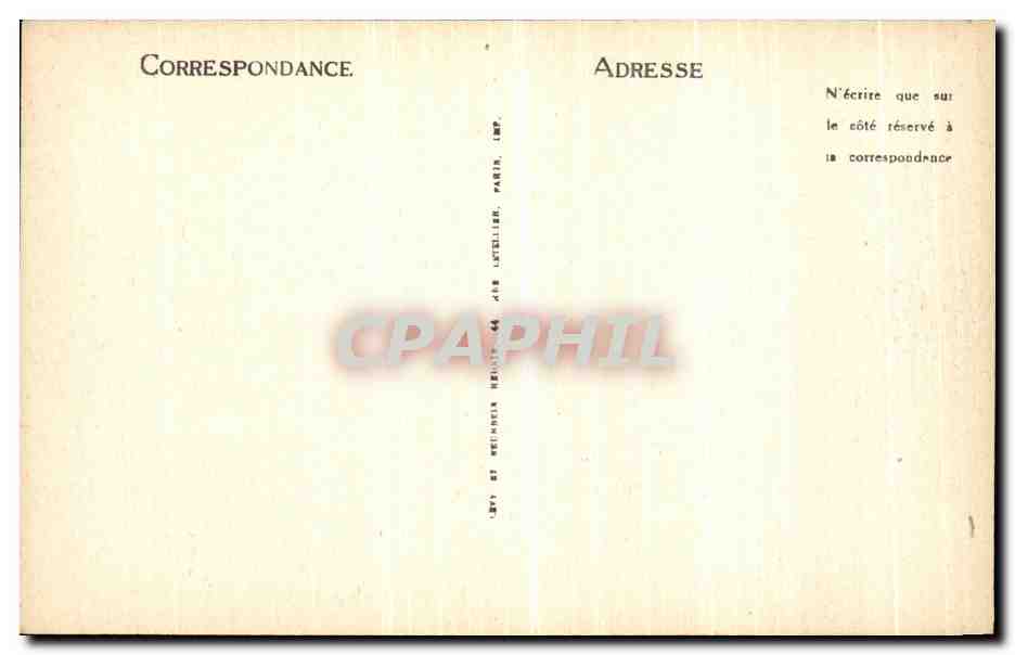 CPA Paris Notre Dame De Clignancourt — Rückseite