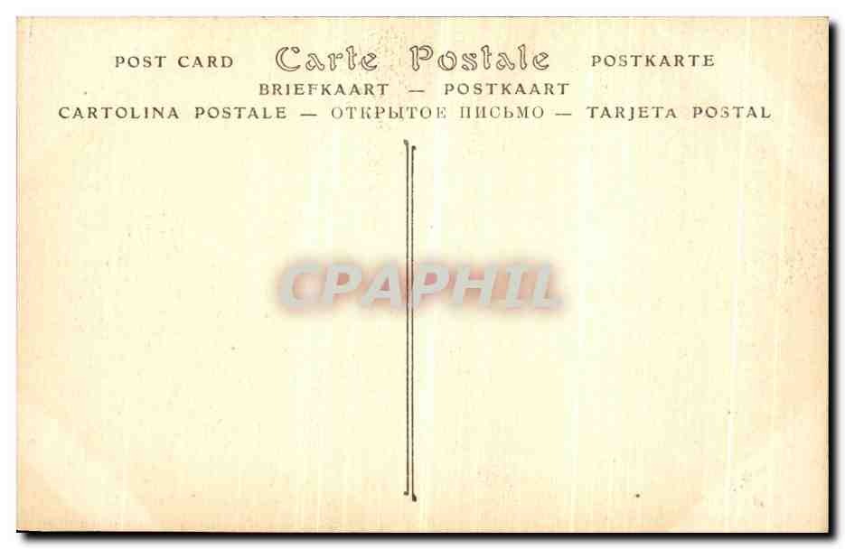 CPA Paris Hotel Lauzun Grend Salon Premier etage cote d ela cheminee — Rückseite