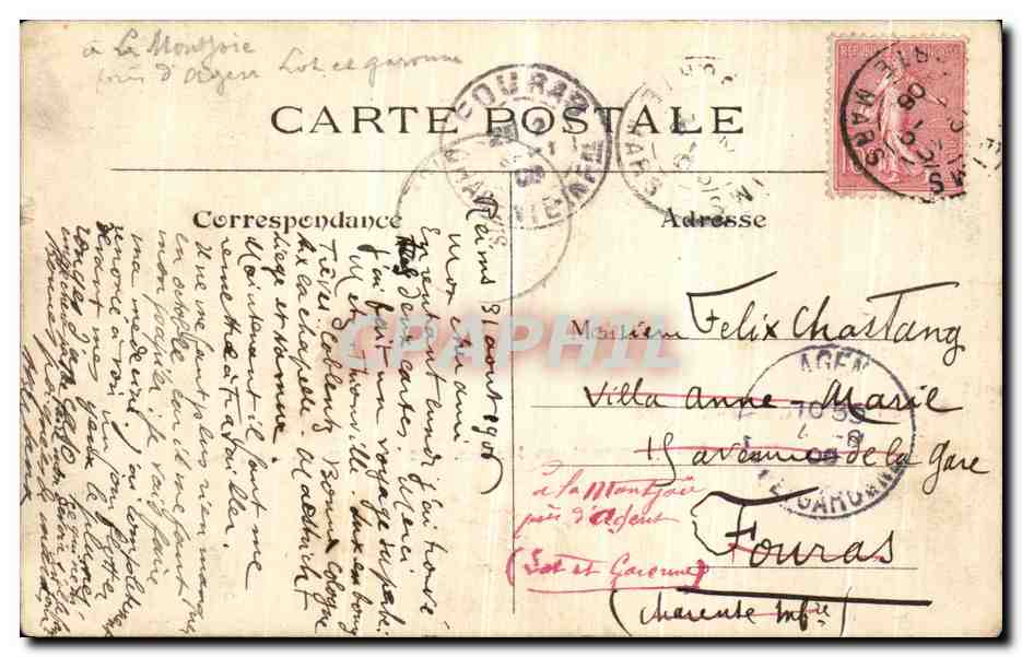 CPA Paris Ses Squares et Ses Jardins Tuileries Les ruines  — Verso
