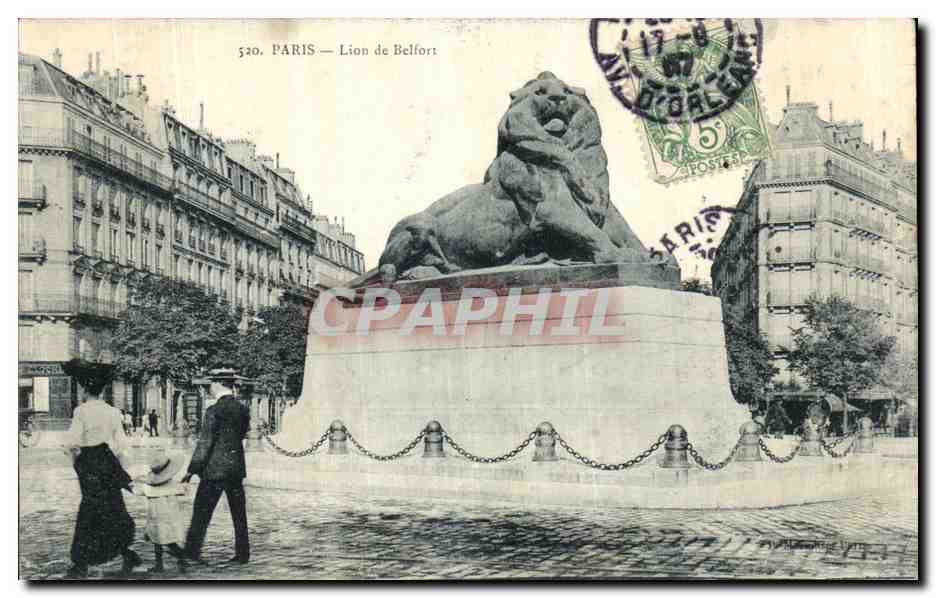 CPA Paris Lion de Belfort