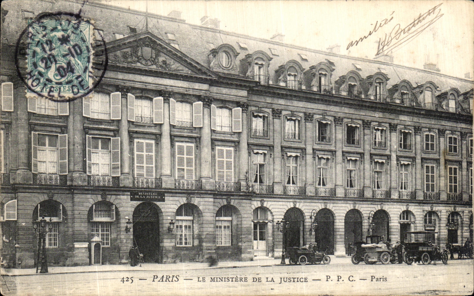 CPA Paris Le Ministere De La Justice