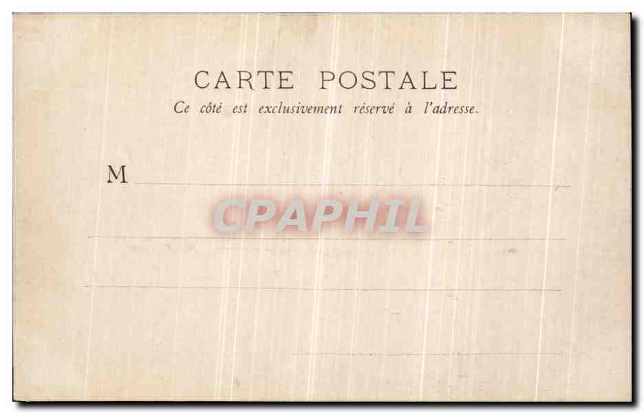 CPA Paris Eglise russe — Verso