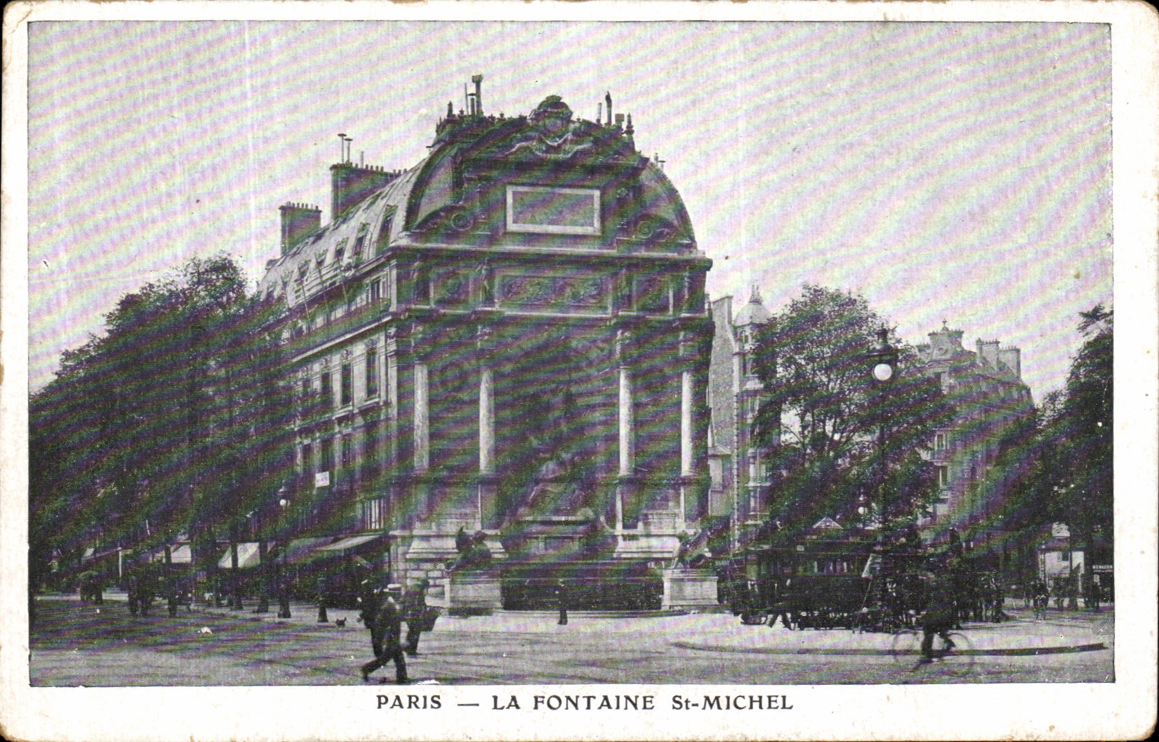 CPA Paris La Fontaine St Michel