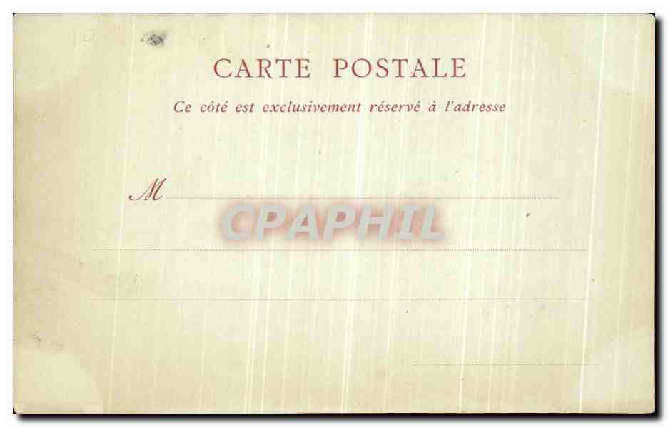 CPA Paris Exposition Universelle De 1900 Parc du Trocadero La palais de l ASie Russe — Verso