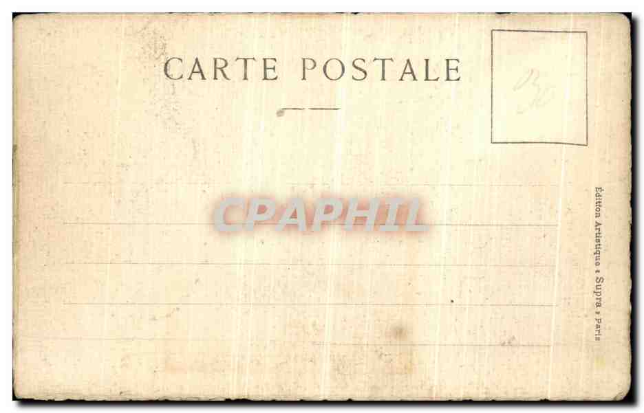 CPA Paris Abbaye du Val de Grace — Verso