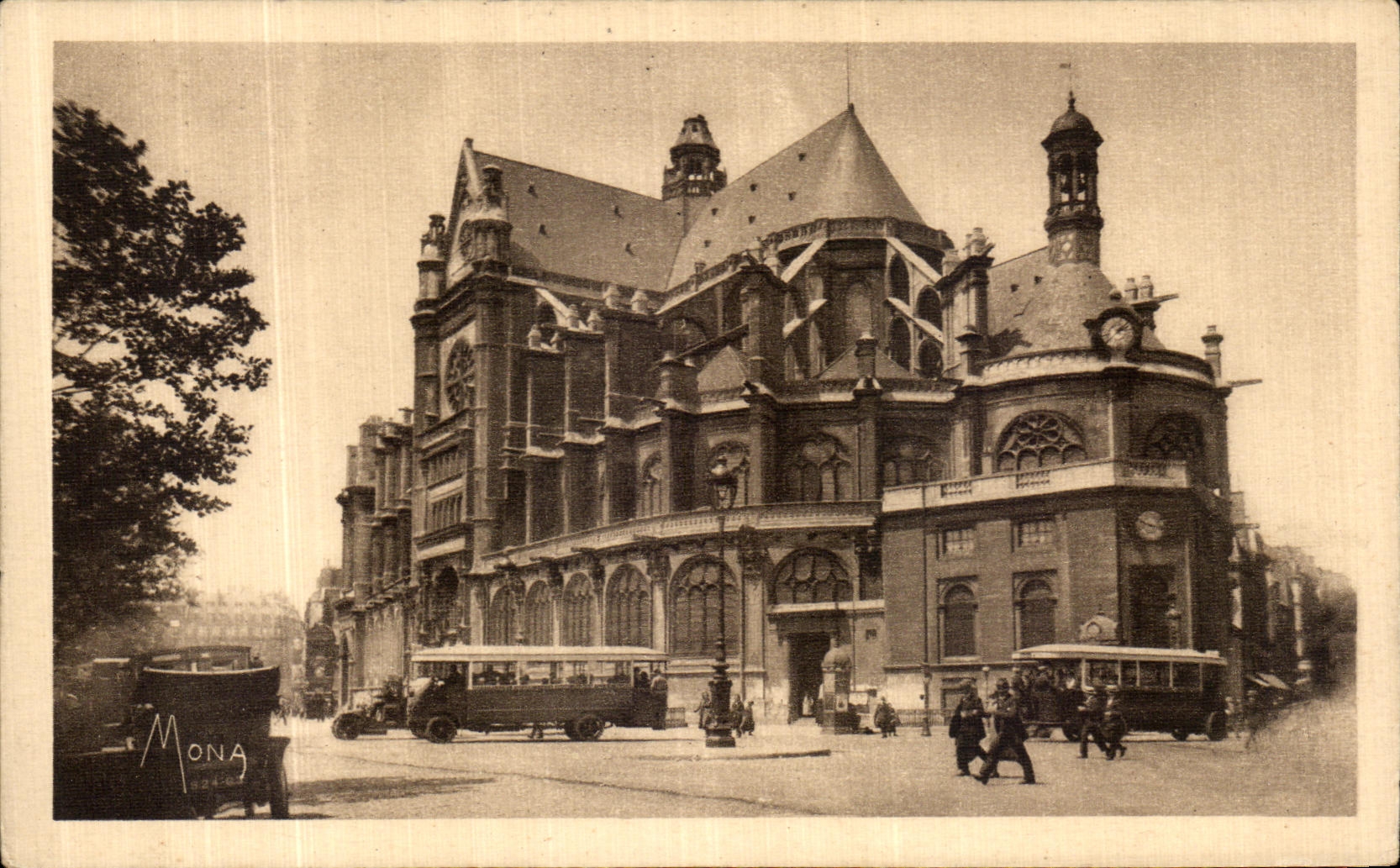 CPA Paris L Eglise Saint Eustache
