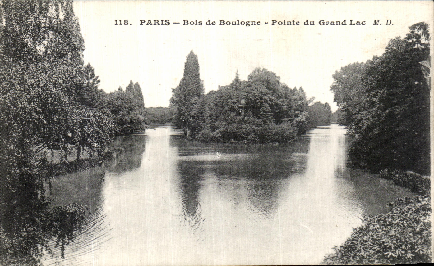CPA Paris Bois de Boulogne Pointe du Grand Lac