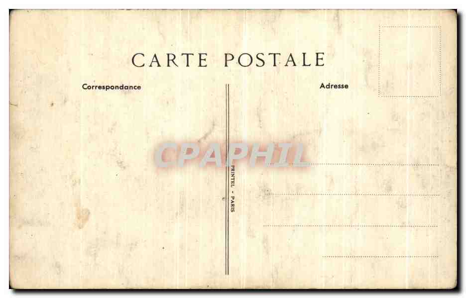 CPA Paris Caisse D Epargne De Prevoyance De Paris Rue Coq Heron et Rue du Louvre — Rückseite