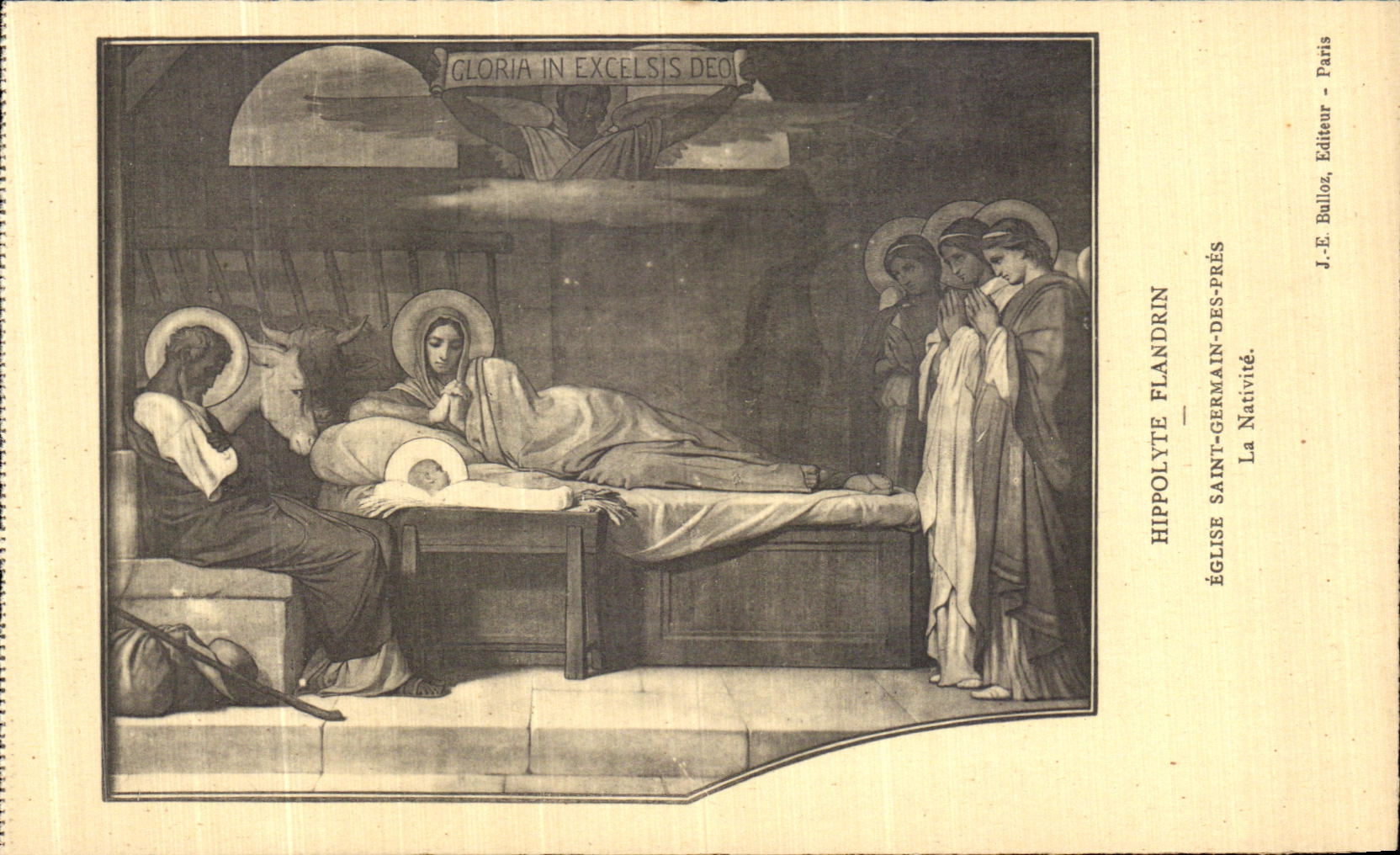 CPA Paris Hippolyte Flandrin Eglise Saint Germain des Pres La nativite