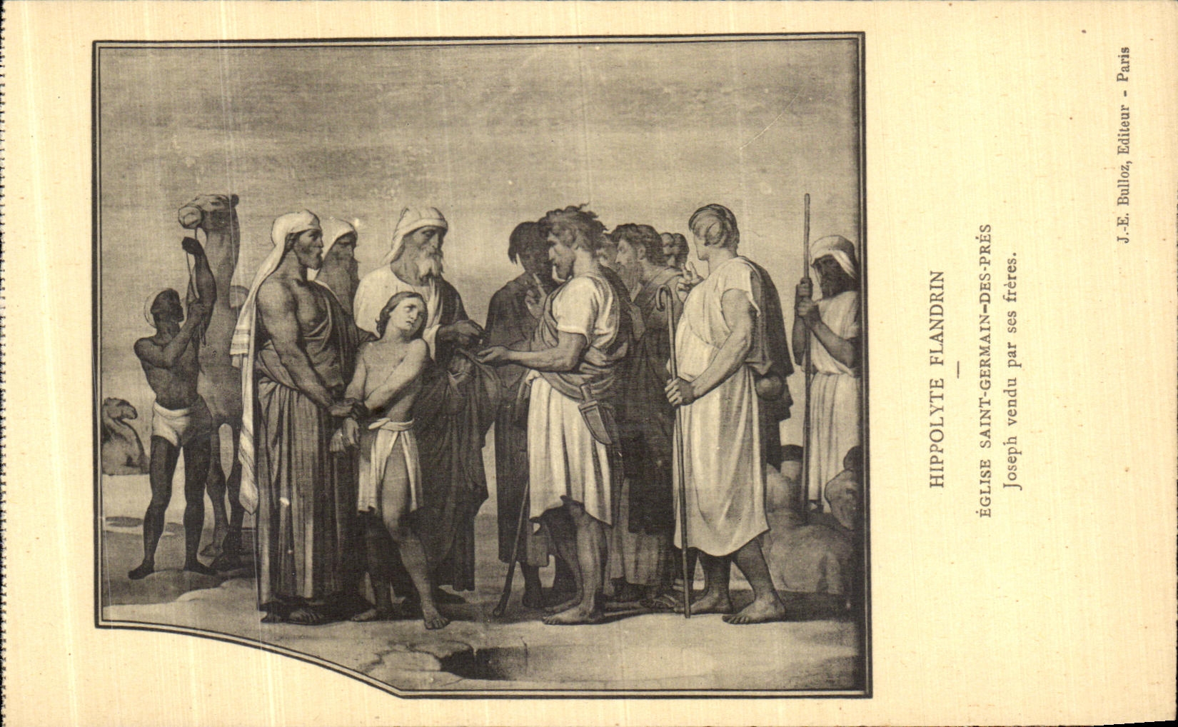 CPA Paris Hippolyte Flandrin Eglise Saint Germain des Pres Joseph vendu par ses freres