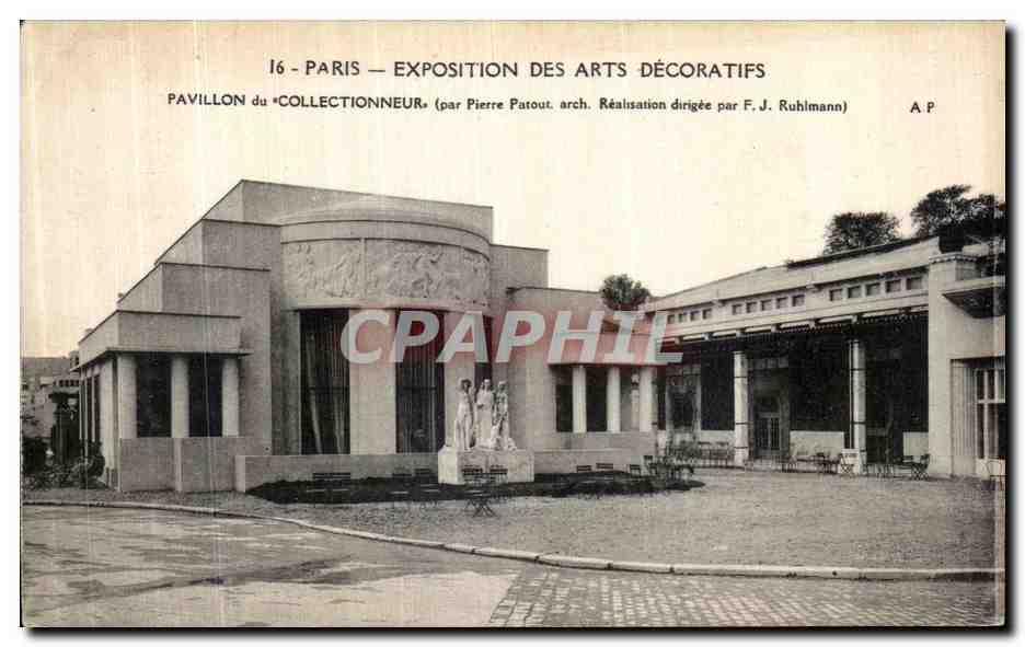 CPA Paris Exposition Des Arts Decoratifs Pavillon du Collectionneur