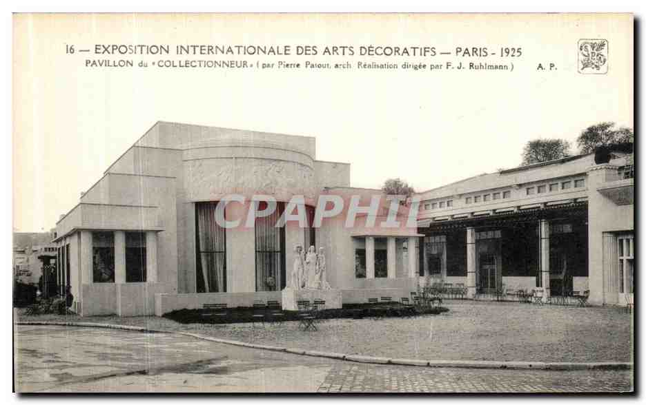 Exposition internationale des arts décoratifs — Pavillon du « Collectionneur » — Paris 1925 — A. P.
