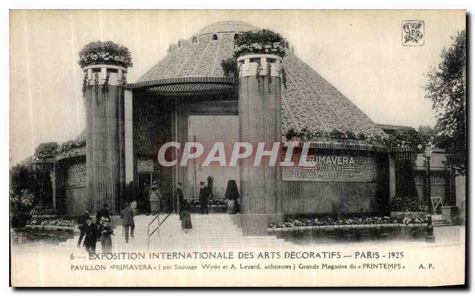 Pavillon « Primavera » — Exposition internationale des arts décoratifs — Paris 1925 — par Sauvage, Wydo et A. Levard, architectes — Grands Magasins du Printemps
