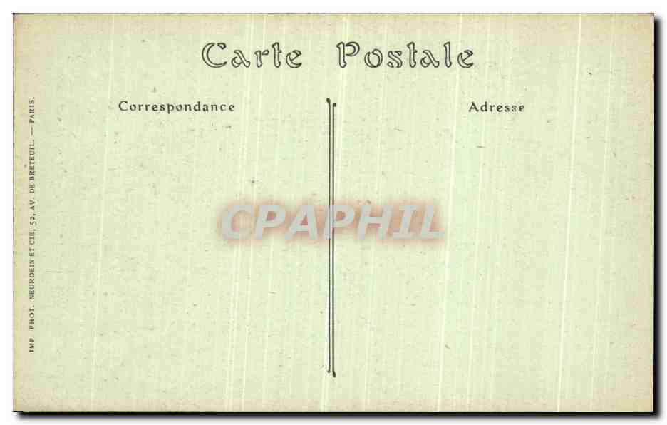 CPA Paris Notre Dame Transept Sud Gargouille Diable — Verso