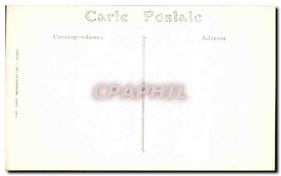 CPA Paris Notre Dame Galerie Tour Nord  — Verso