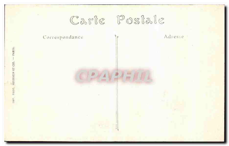 CPA Paris Notre Dame Gargouilles — Verso