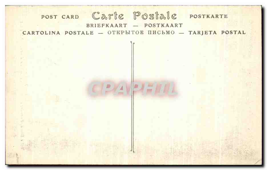 CPA Paris Notre Dame Facade Pentures Portail de Droite  — Verso