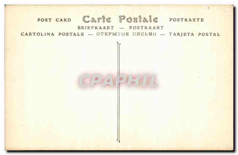 CPA Paris Notre Dame Facade Portail de Gauche Pentures — Verso