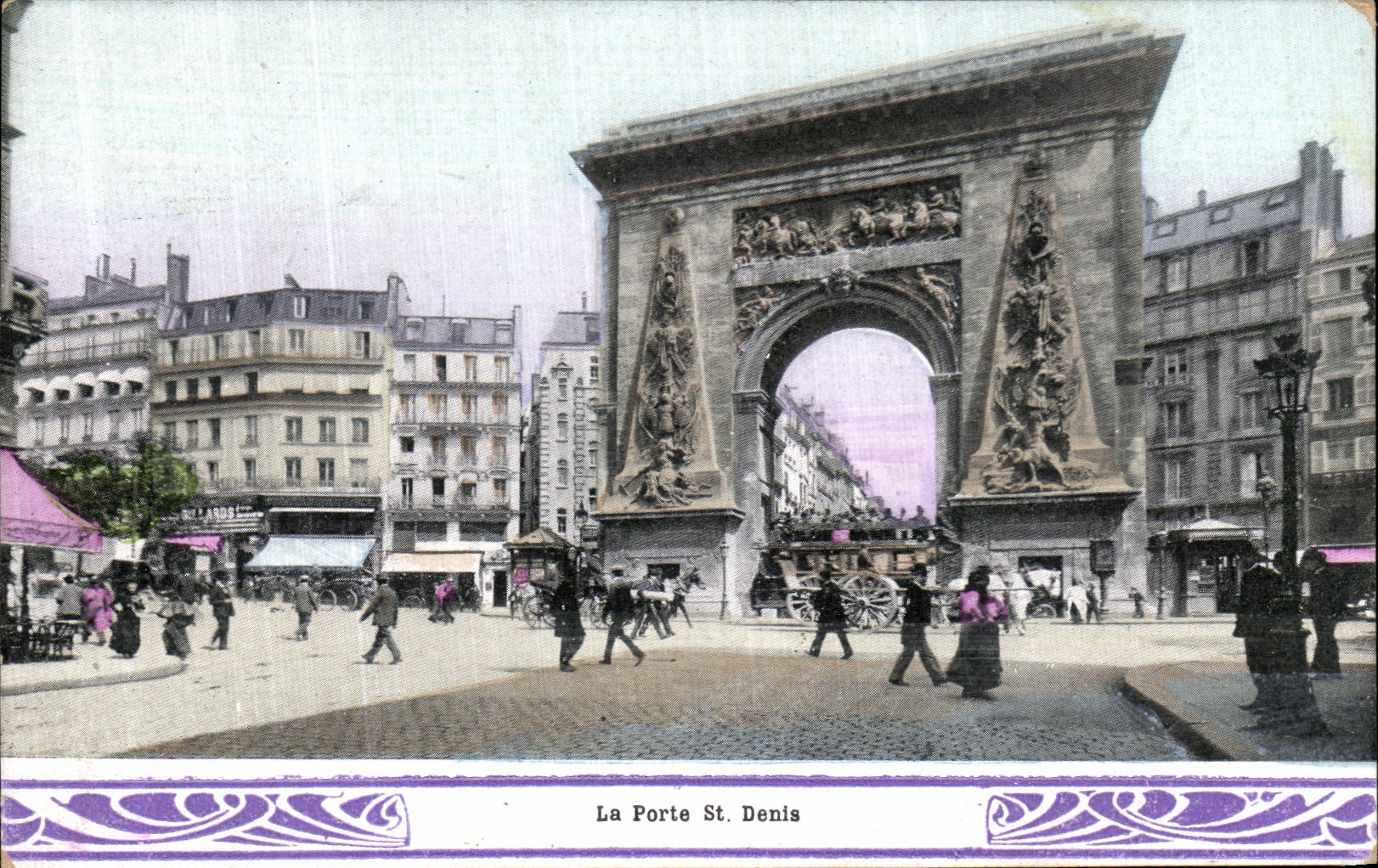 CPA La Porte St Denis Paris