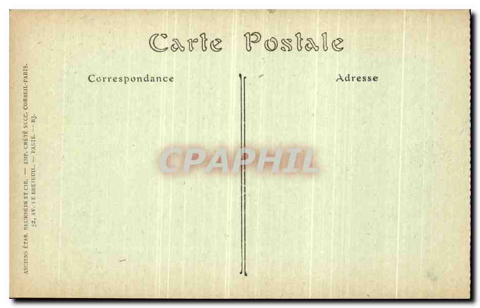 CPA Paris La Sainte Chapelle Oratoire de Blanche de Castille — Rückseite
