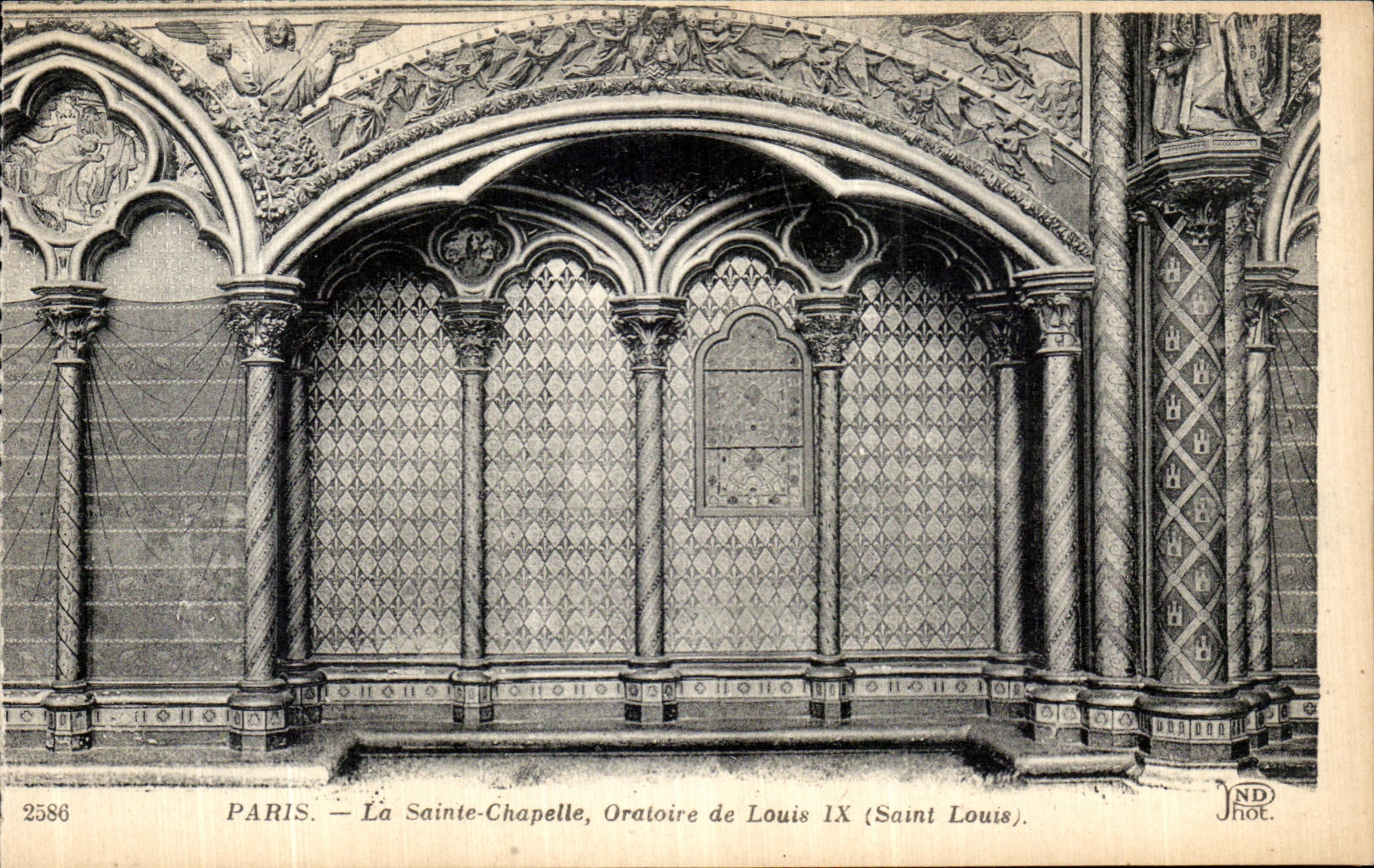 CPA Paris La Sainte Chapelle Oratoire de Louis IX Saint Louis