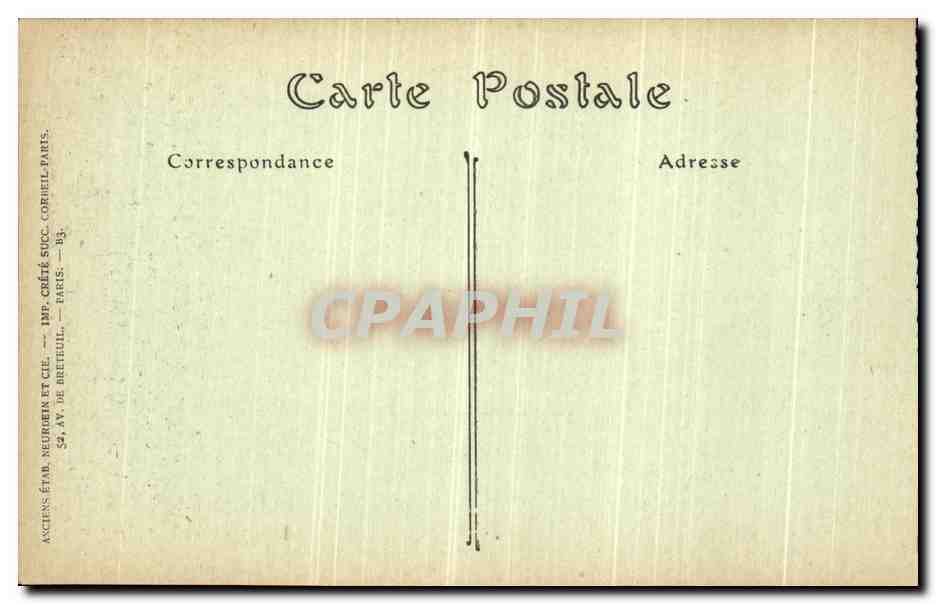 CPA Paris La Sainte Chapelle Oratoire de Louis IX Saint Louis — Rückseite