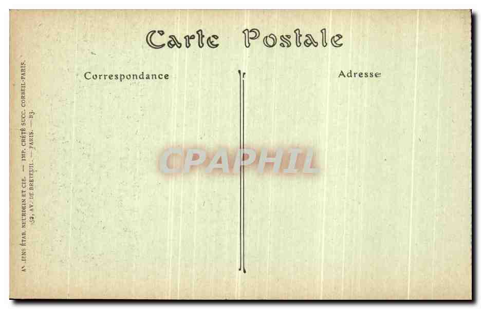 CPA Paris Interieur de la Sainte Chapelle La Rosace — Rückseite