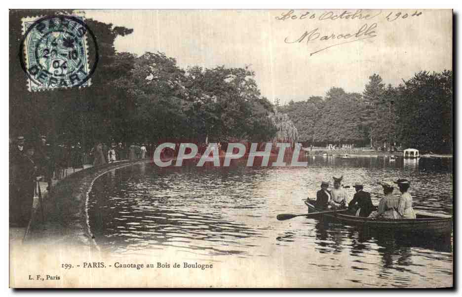 CPA Paris Canotage au Bois de Boulogne 