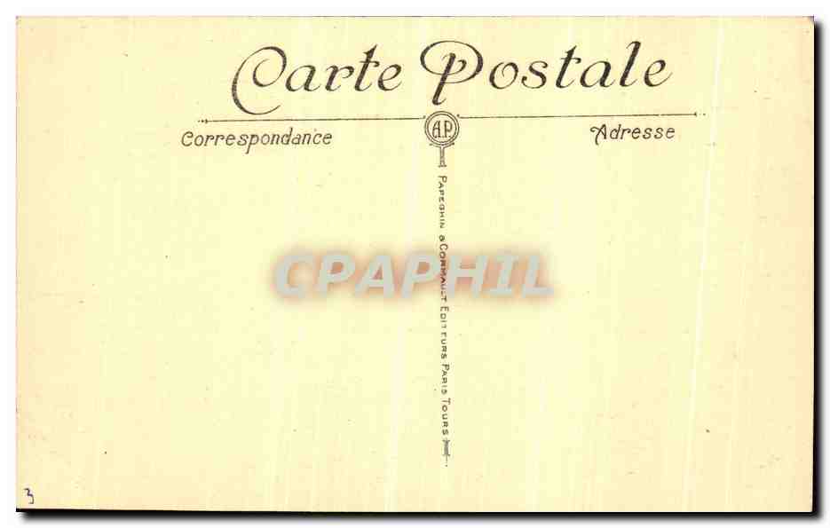 CPA Paris La Gare du Nord et le Boulevard Denain — Rückseite