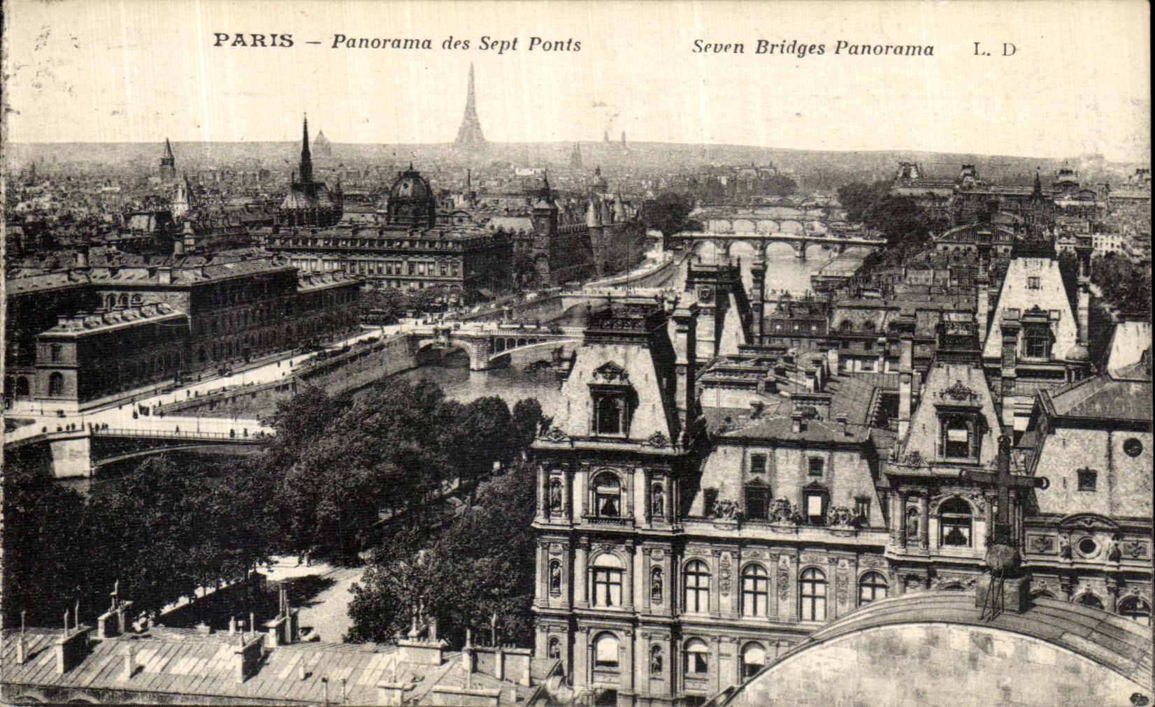 PARIS — Panorama des Sept Ponts — L. D.