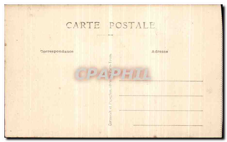 CPA Apotheose de la Victoire Place de l Opera Le General de Castelnau 14 juillet 1919 Militaria  — Rückseite