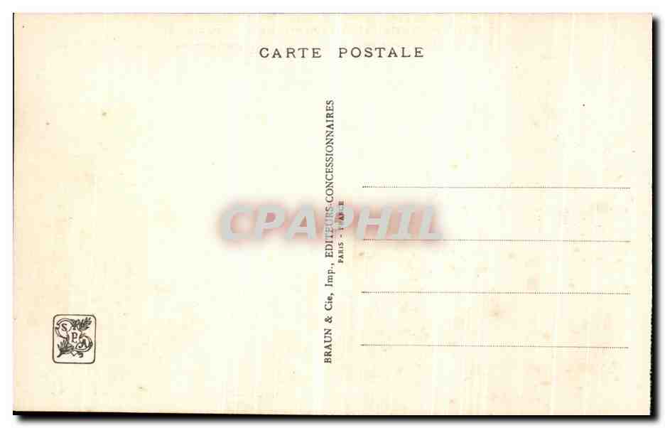 CPA Exposition Coloniale Internationale Paris 1931 Madagascar Aloalo des Bucranes  — Rückseite