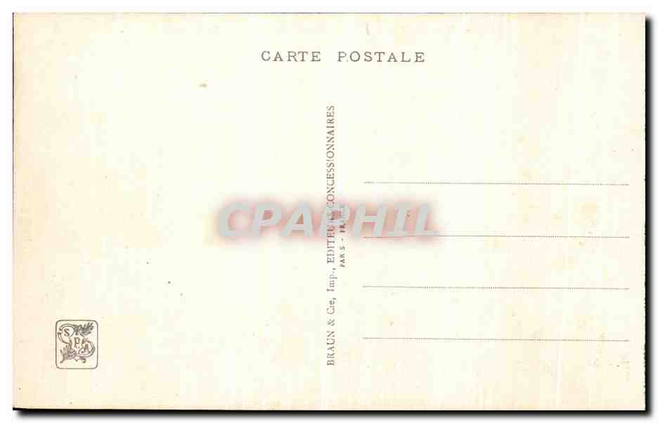 CPA Exposition Coloniale Internationale Paris 1931 AOF Le palais vu de terrasse inferieure du restaurant Sarrabezolles — Rückseite
