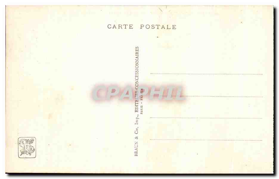 CPA Exposition Coloniale Internationale Paris 1931 Cameroun Togo Detail de l entree du pavillon de la chasse — Rückseite