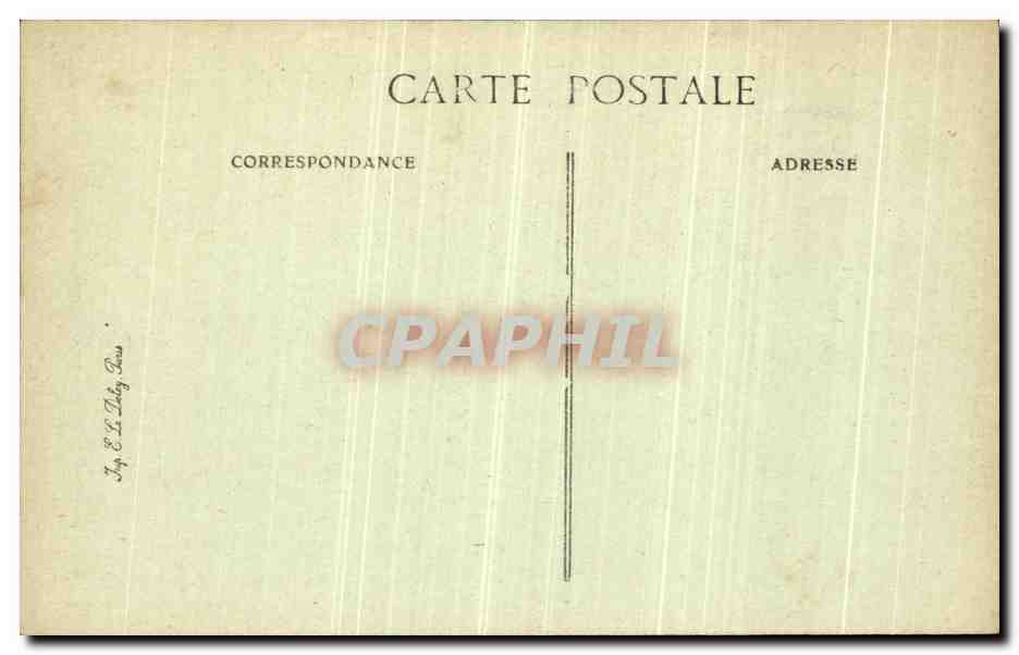 CPA Paris Boulevard Saint Germain et Statue de Claude Chappe — Rückseite