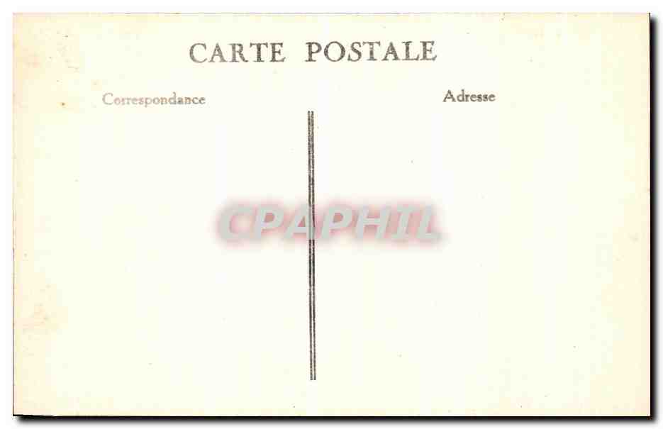 CPA Paris Nouveau Jardin du Louvre — Verso