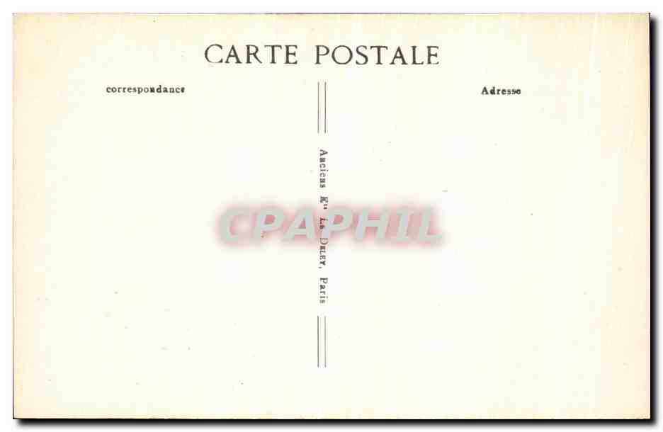 CPA Paris Place et Eglise de la Trinite et Rue de Clichy — Rückseite