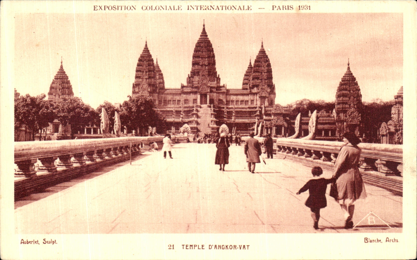 CPA Exposition Internationale Coloniale Paris 1931 Temple d Angkor VAt