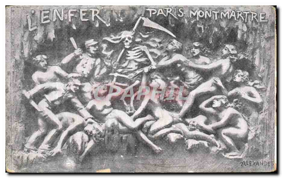 CPA Paris Montmartre L enfer