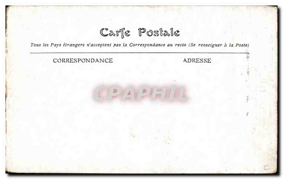 CPA Paris Montmartre L enfer — Rückseite