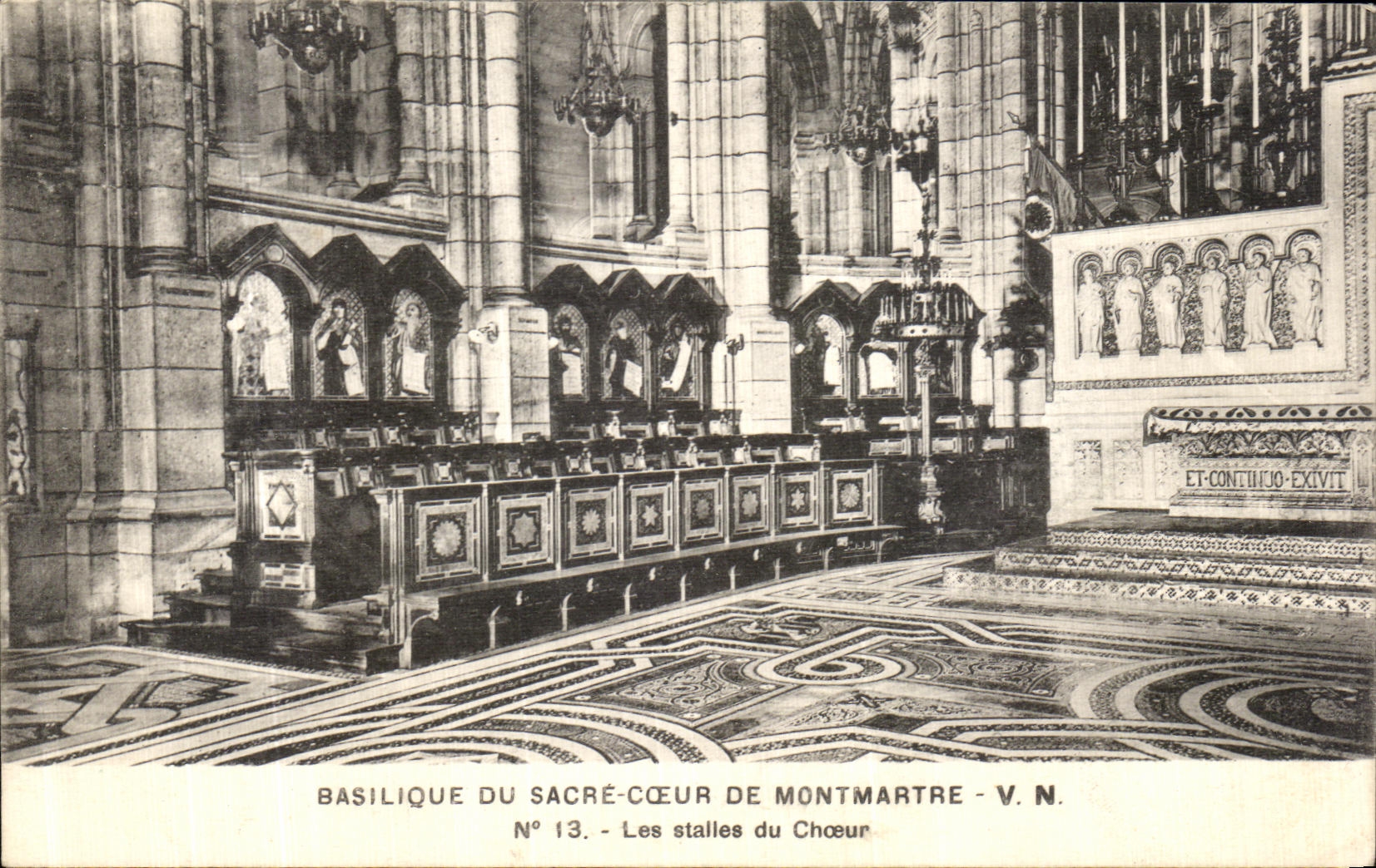 CPA Basilique Du sacre Coeur De Montmartre Les Stalles du Choeur 