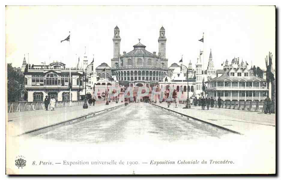 CPA Exposition Universelle de 1900 Exposition coloniale Du Trocadero 