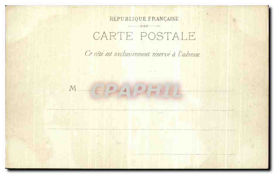 CPA Exposition Universelle de 1900 Exposition coloniale Du Trocadero  — Verso