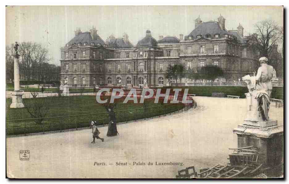 CPA Paris Senat Palais du Luxembourg 