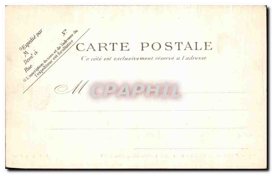 CPA Paris La Fontaine Du Marche Saint Germain — Rückseite