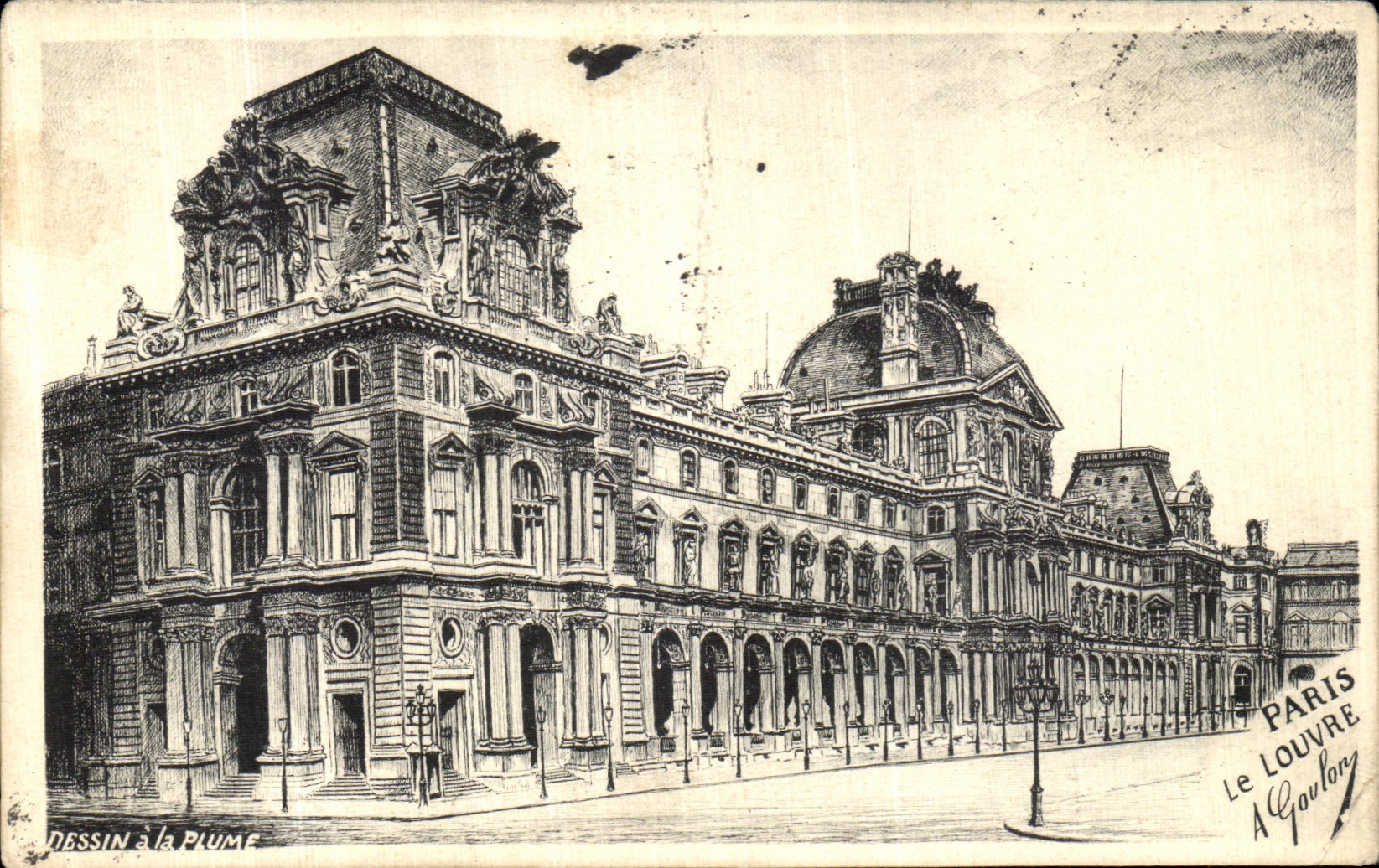 CPA Paris Le Louvre Goulon