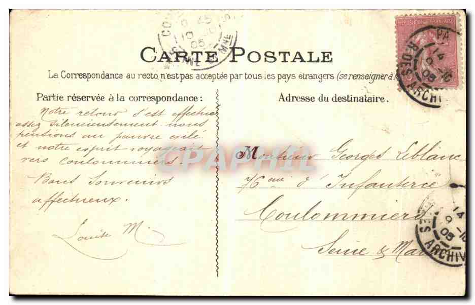 CPA Paris Le Louvre Goulon — Reverso