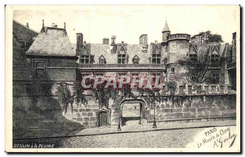 CPA Paris Musee de Cluny Goulon