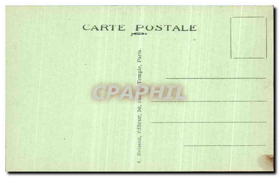 CPA Paris Quai de Bethume Maisons Historiques  — Verso