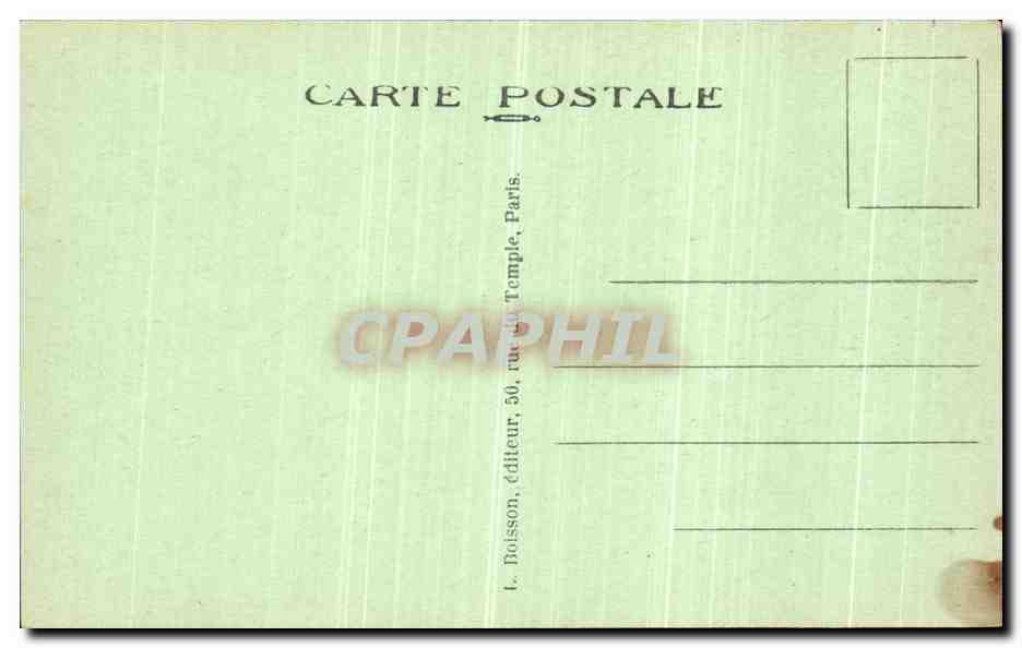 CPA Paris Quai de Bethume Maisons Historiques  — Verso